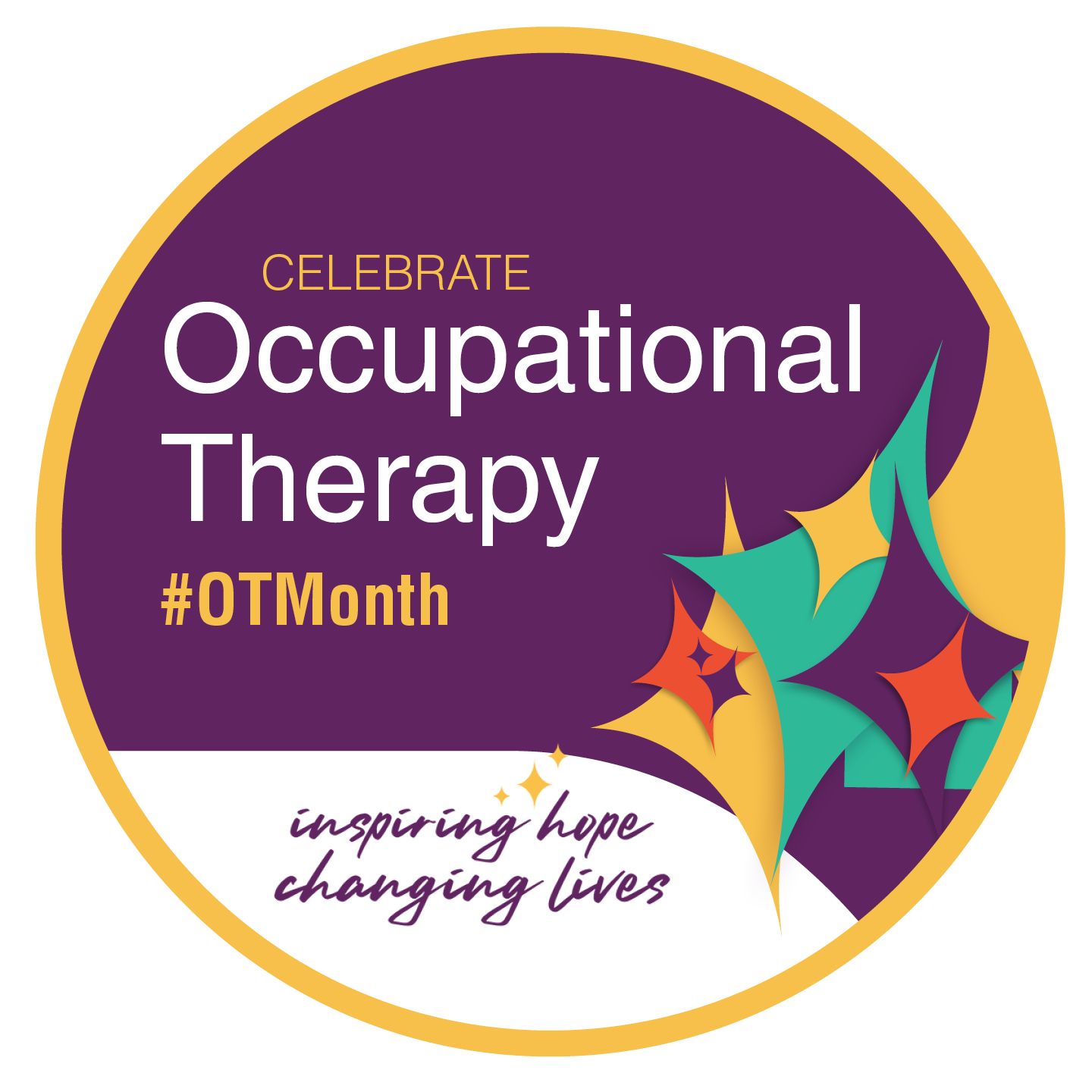 Celebrate Occupational Therapy OT Month graphic