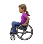 A person in a wheelchair emoji